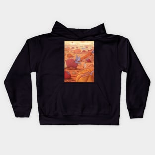 Farming on Mars Kids Hoodie